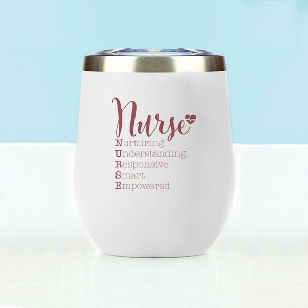 Wine Down Tumbler: N.U.R.S.E