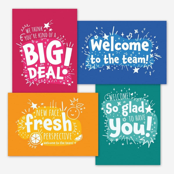 Welcome to the Team Onboarding Greeting Card Set - 12pk