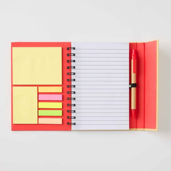 All-in-One Eco Journal w/ Sticky Notes & Pen - Excellence