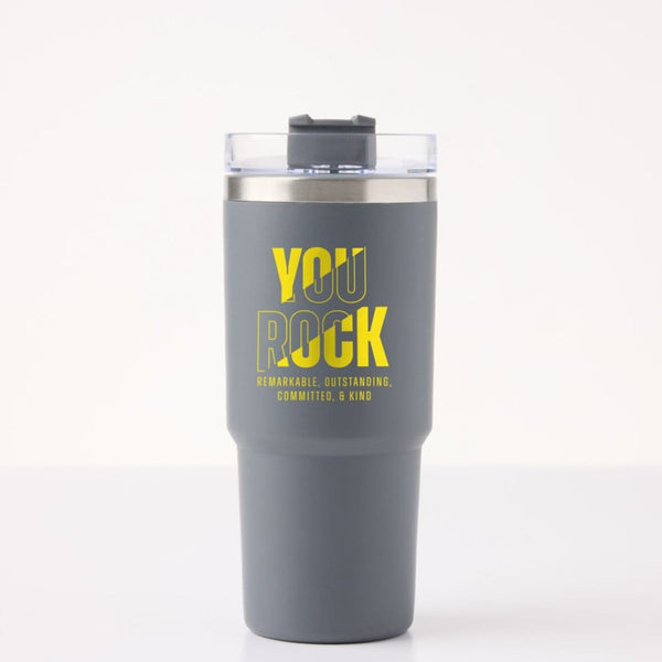 The Drake Stainless Steel Travel Mug - You Rock