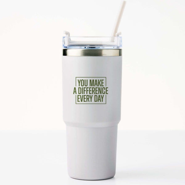 The Drake Stainless Steel Travel Mug - Difference