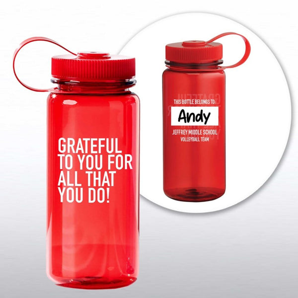 Custom: Value Wide Mouth Wellness Bottle - Grateful