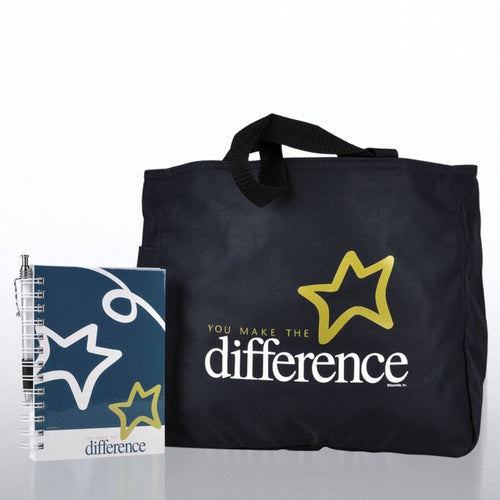 Journal, Pen & Tote Gift Set - You Make the Difference – Baudville